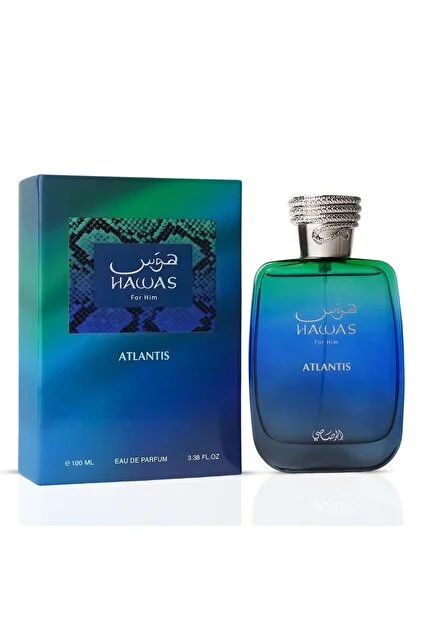 Rasasi Hawas Atlantis erkek parfüm şişesi