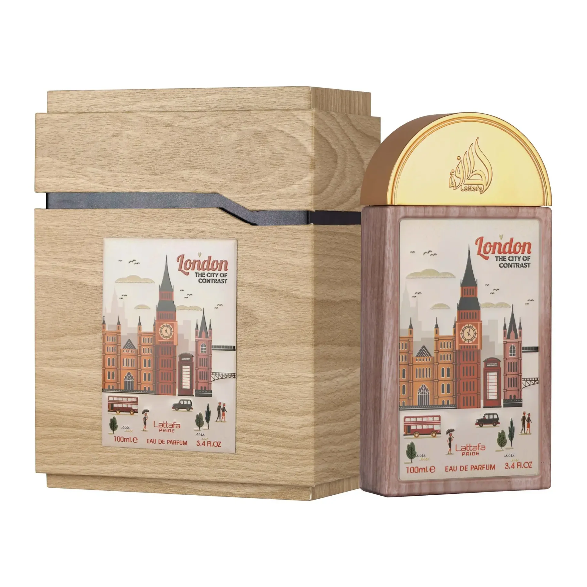 Lattafa New York The City Of Dreams unisex parfüm şişesi