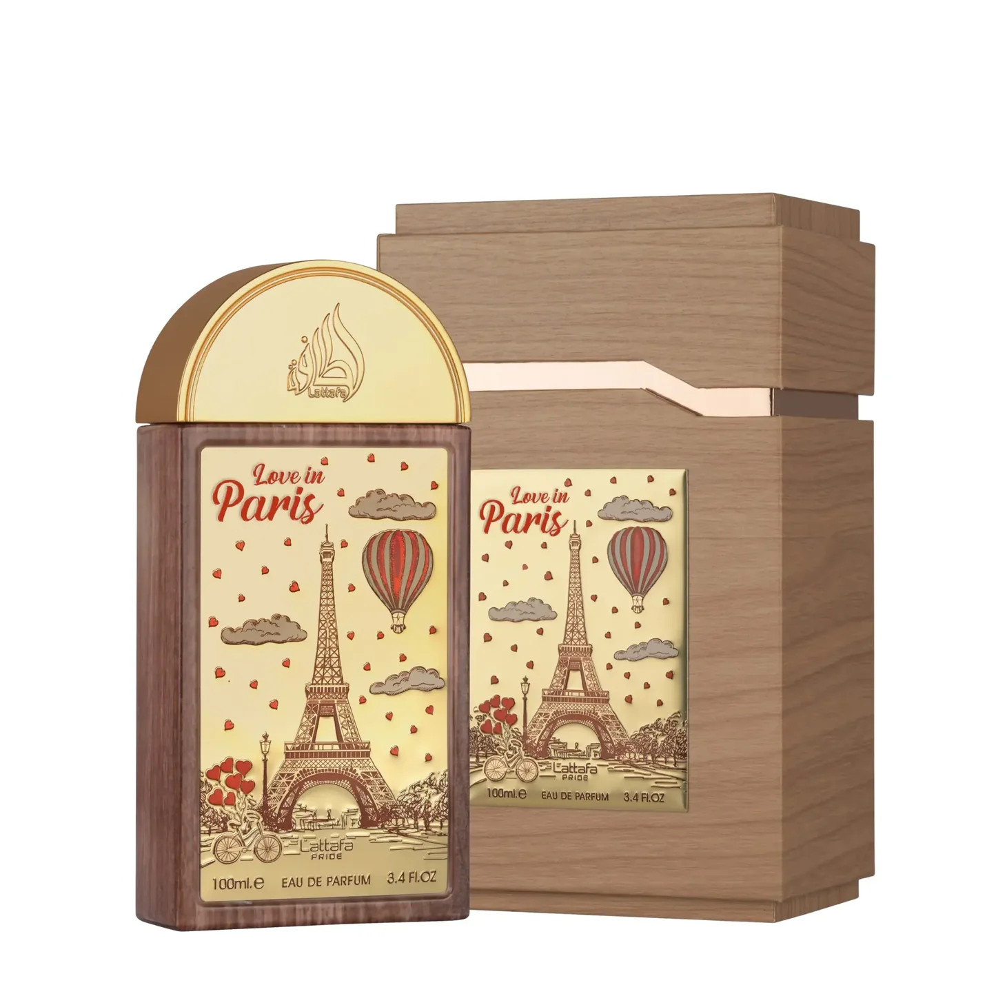 Lattafa Love In Paris unisex parfüm şişesi