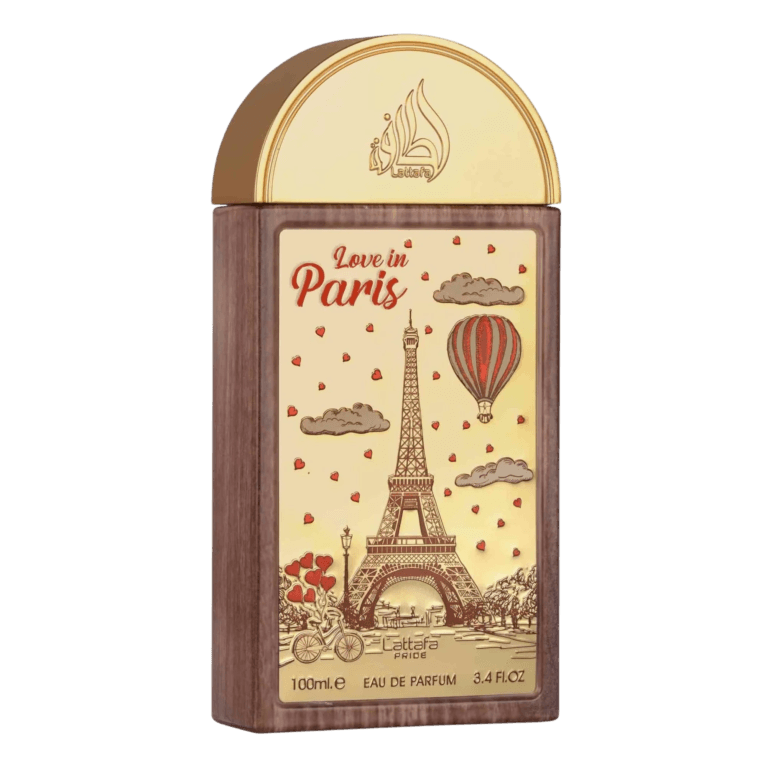 Lattafa Love In Paris unisex parfüm şişesi