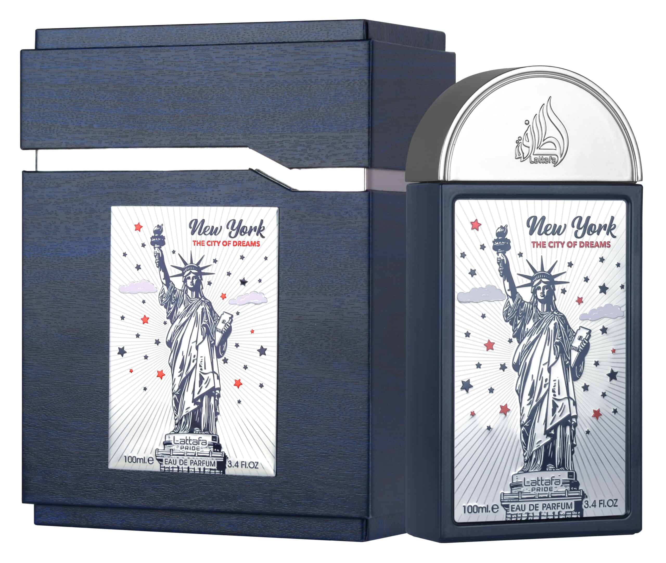 Lattafa New York The City Of Dreams unisex parfüm şişesi