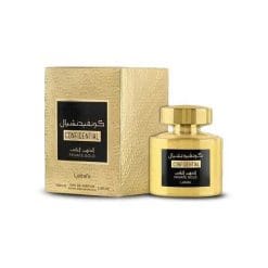 Lattafa Confidential Private Gold unisex parfüm şişesi
