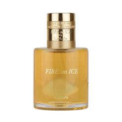Lattafa Fire On Ice unisex parfüm şişesi