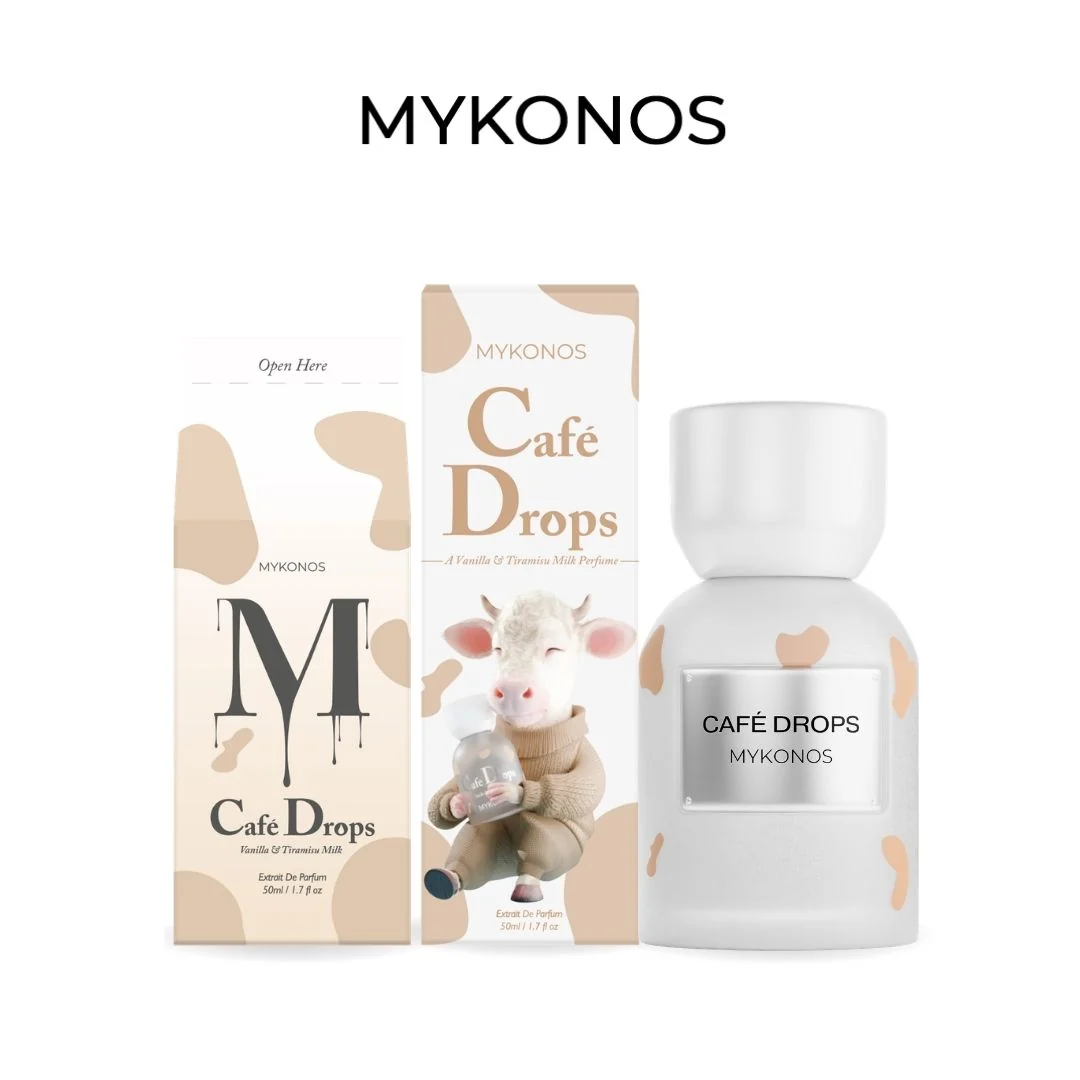Mykonos Cafe Drops unisex parfüm şişesi