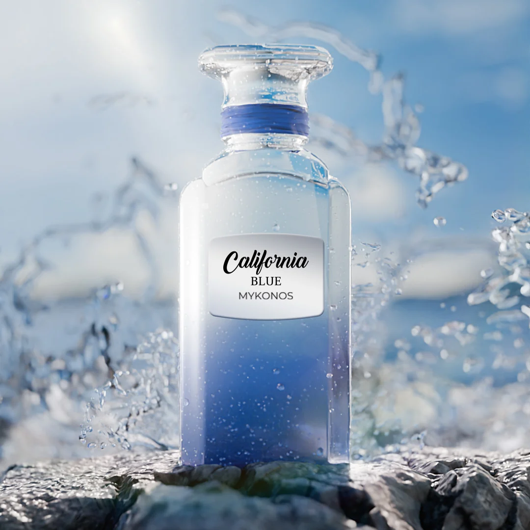 Mykonos California Blue unisex parfüm şişesi