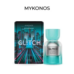 Mykonos Glitch unisex parfüm şişesi