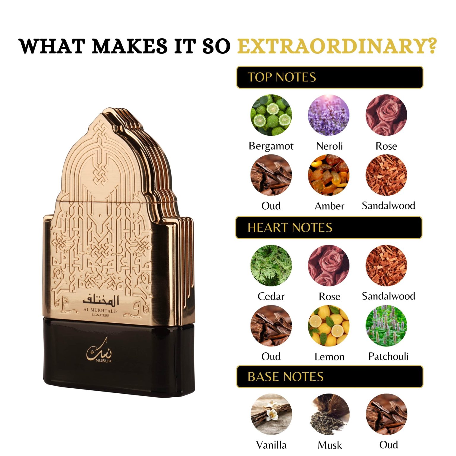 Riiffs Al Mukhtalif Signature Extrait de Parfum Notalar